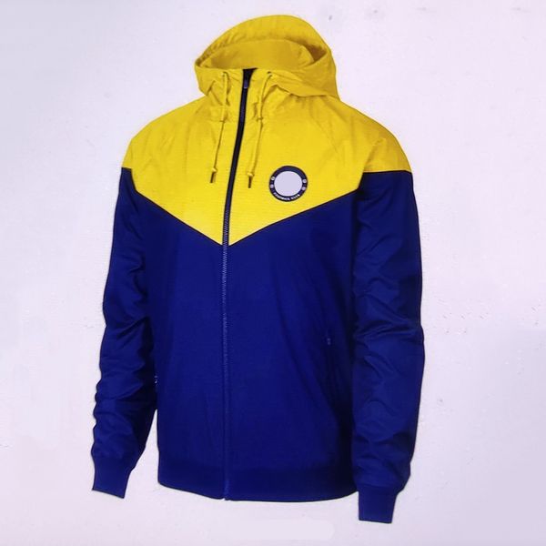 

designer men windbreaker football club team jackets sports gym fashion zipper sportswear patchwork spring autumn jackets ce98265, Black;brown