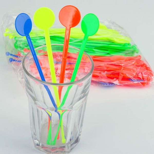 

90pc cocktail picks wine swizzle stick 18cm round stirring rod multi colors coffee stirrer mixing tool for fruit juice other bar products