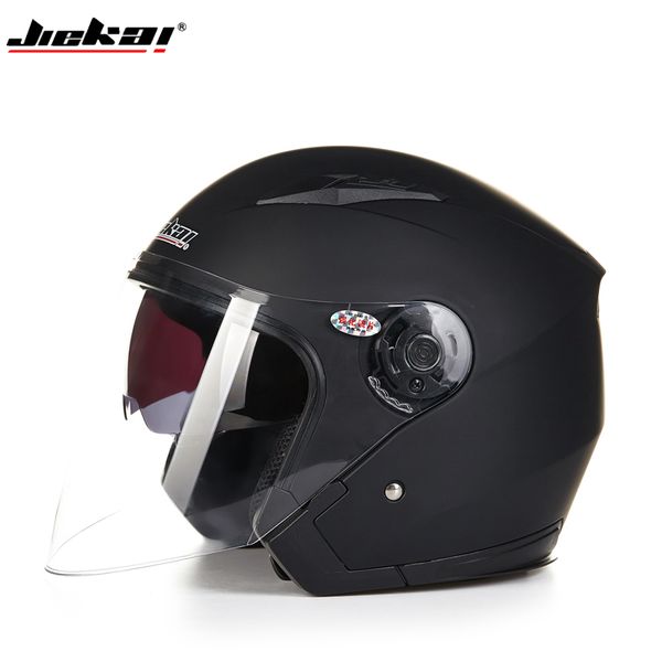

helmet motorcycle open face capacete para motocicleta cascos para moto racing jiekai motorcycle vintage helmets with dual lens