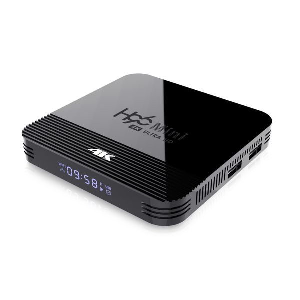 H96 Mini H8 Android 9.0 Caixa de TV Rockchip Rk3228a 4k 2,4 5GHz 2GB 16GB Dual WiFi BT4 Set Top Box