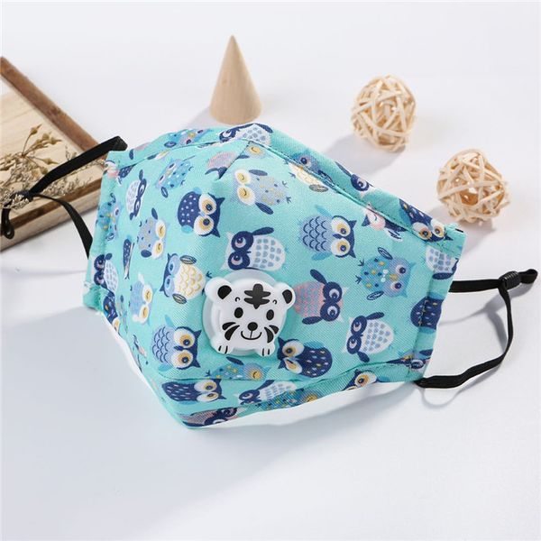 

pm2.5 girls cotton masks anti children dust boys dustproof protective mask safe breathable face mouth mask 5pcs 11, Blue