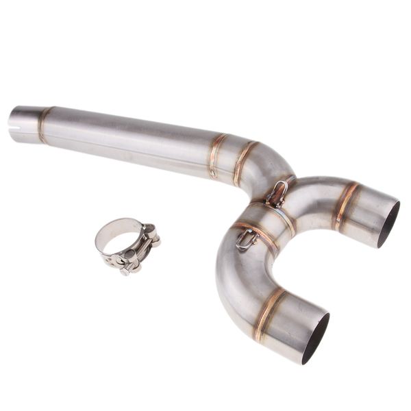

51mm exhaust middle pipe exhaust system dual outlet for yamaha f26n
