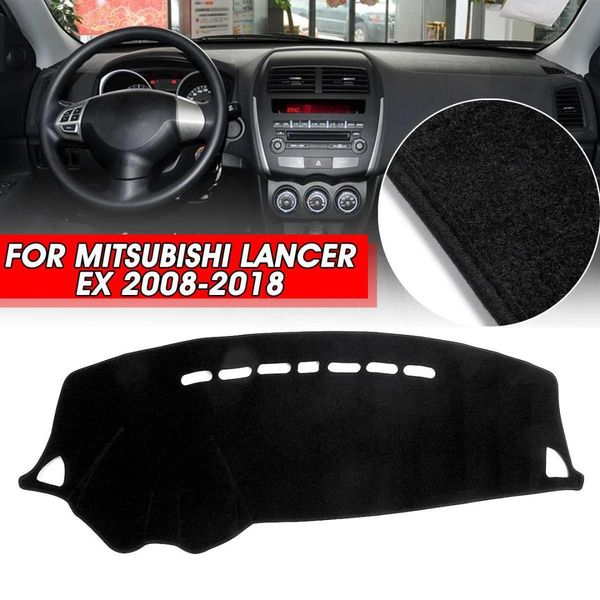 

audew 133 см черный левая сторона автомобиля тире мат полиэстер износостойкие приборной панели противоскользящий коврик подходит для mitsubi