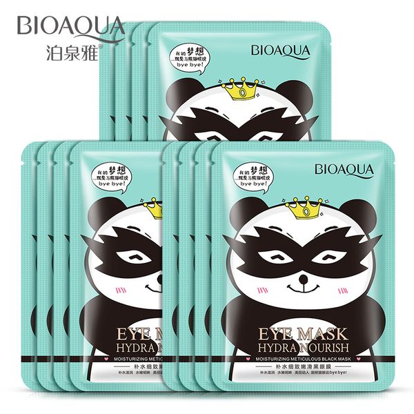 BIOAQUA Maschera per gli occhi di marca Idratante Maschere nere carine Trattamento per la cura degli occhi Rilassante Anti-gonfiore Anti Cerchio oculare scuro Collagene