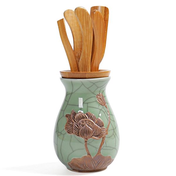 

manufacturers selling tea six gentleman accessories combine tray kung fu set bamboo cup furnishing articles tea pets