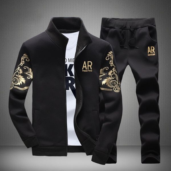 

ar men sweatshirt sweat suit, Black