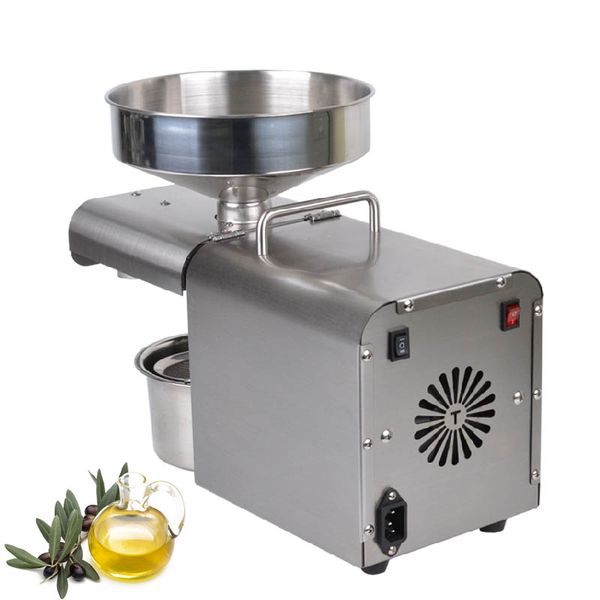 BEIJAMEI 110 V/220 V automatico macchina per la spremitura a freddo olio elettrico pressa a freddo olio di semi di girasole estrattore di olio 1500 W