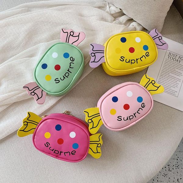

children's bag 2019 korean-style cartoon candy shoulder bag fashion lettered baby versatile shoulder