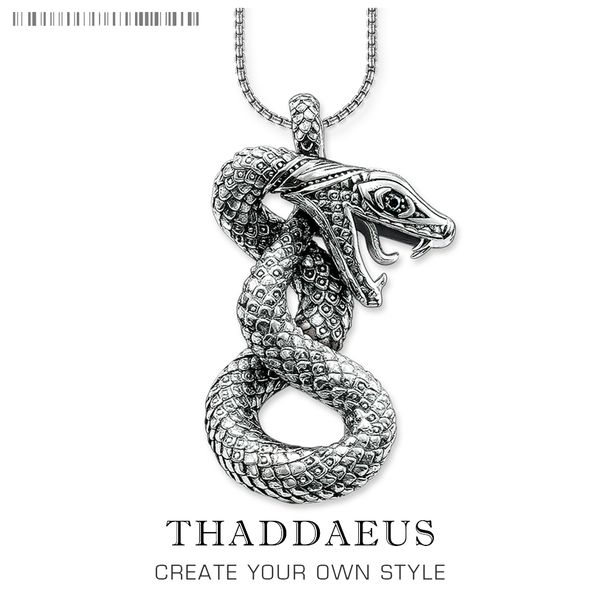 

snake link necklace, brand ts chain fashion jewelry 925 sterling silver thomas style rebel cross bijoux gift for men & women