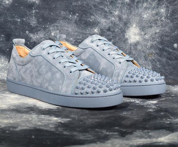 

Топ Desginer Подлинная Красное Дно Кроссовки Low Cut Junior Шипами Для Женщин Мужчины Красн