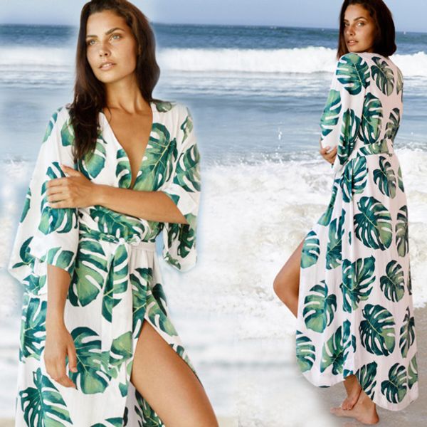 

cotton long beach dress saida de praia beach cover up kaftan sarong vestido swim wear cover up tunic ropa de playa, Blue;gray