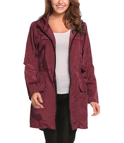 

женские однотонные дизайнерские толстые тренчи с капюшоном с длинным рукавом мода карман на молнии мода женская одежда, Tan;black