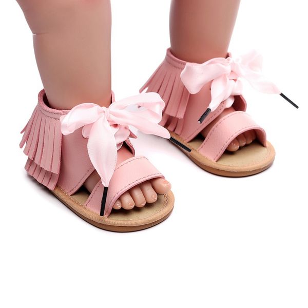 

baby girl summer sole shoes bowknot sandals toddler infant prewalkers baby sandals a005