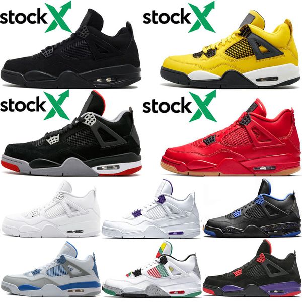 

mens basketball shoes 4s black cat nrg raptors 4 lightning singles day white cement fiba pure money carnival men women sports sneakers