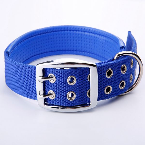 

designer pet dog accessories pp webbing polypropylene with solid color dog collars breathable sturdy dogs collars pet supplies wholesale