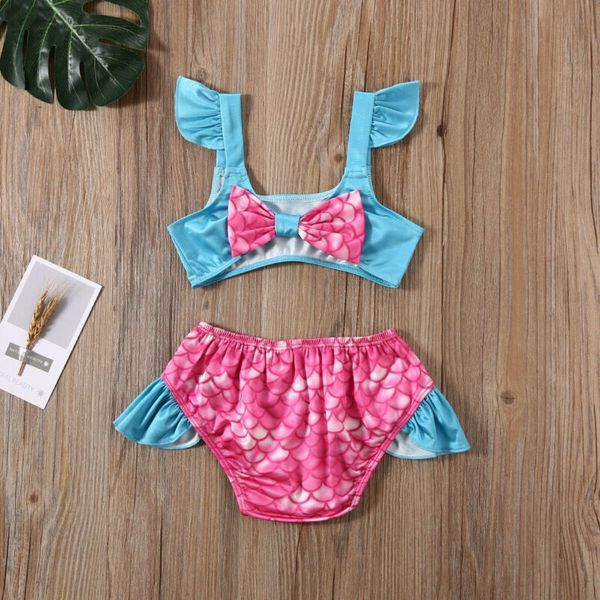 

baby girls toddler kid sleeveless cartoon swimwear swimsuit bikini set bathing tankini beachwear, Black