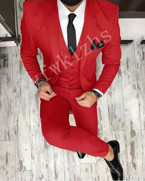 

handsome one button groomsmen notch lapel groom tuxedos men suits wedding/prom man blazer ( jacket+pants+tie+vest) 974, White;black