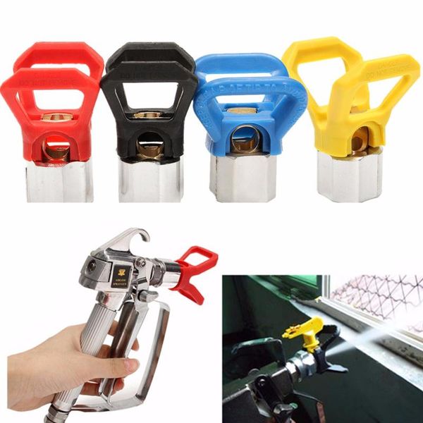 

5pcs airless paint contractor flat tip spray tip guard nozzles for airless spray g un and paint sprayer