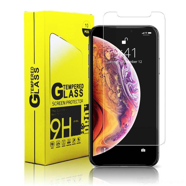

for iphone 11 pro max xr xs 8 7 6 plus samsung note 8 s8 s9 s10 lg k7 screen protector tempered glass screen protectors film with paper box