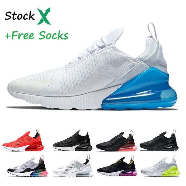 

stock x 270 men running shoes plastic training outdoor sports air sole 27c women trainers zapatos max sneakers size 36-45
