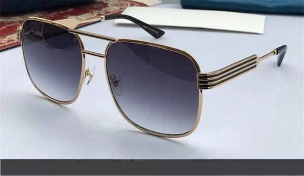 

новые модные дизайнерские солнцезащитные очки и оптическое зеркало 0428s металлическая квадратная рамка с высококачественным популярным стил, White;black