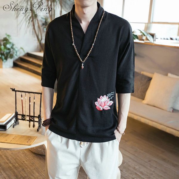 

traditional chinese shirts for men traditional chinese clothes men summer style garment shanghai tang cc216, Red