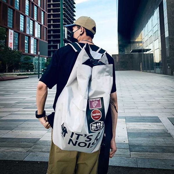 

big capacity athletic bag multifunction fitness sneaker bag drawstring basketball gym stuff article training sport backpack