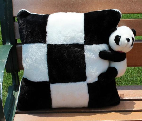 

panda plush cushion cute stuffed animal panda soft pillow cushion sofa car bedroom chair panda home decoration creative gift