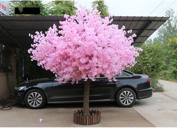 New Artificial Cherry Flowers Tree Simulation Fake Peach Wishing