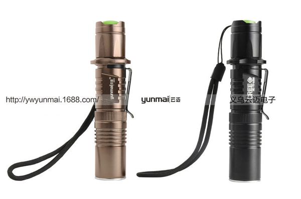 

mini- point aluminum cup bring pen button long s light t6 flashlight