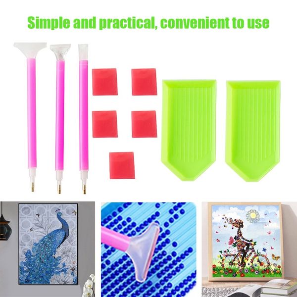 

diy алмазные картина аксессуары 5d даймонда картина вышивка крестом вышивка pen tools набор мозаика клей tray pen kit