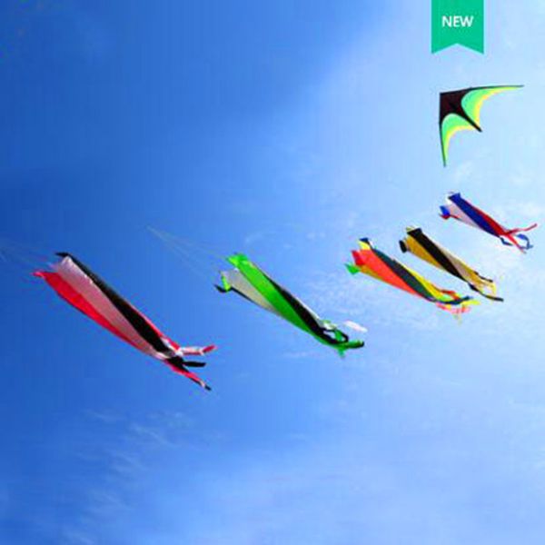 Toys ao ar livre de alta qualidade de Windsock Flying Nylon Ripstop para adultos Koi Fish Dacron Aquiloni
