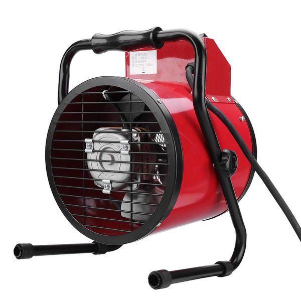 

5kw 220v industrial electric heater fan heavy duty air heater adjustable commercial warm air blower