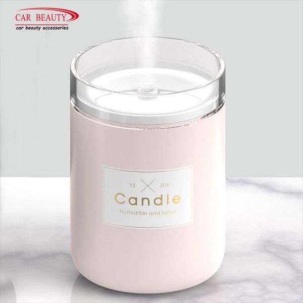 

280ml car air purifier humidifier ultrasonic night lamp usb car aroma anion mist essential oil diffuser air freshener for cars