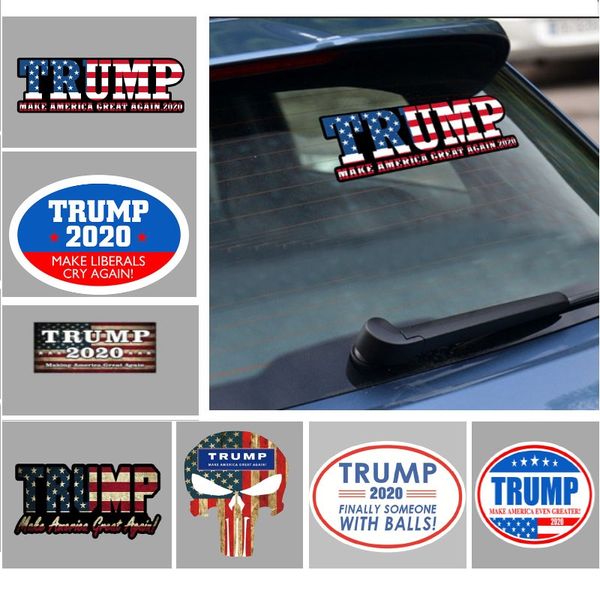 

new trump car reflective stickers make america great again 2020 trump stickers american president donald trump car banner sticker an2477