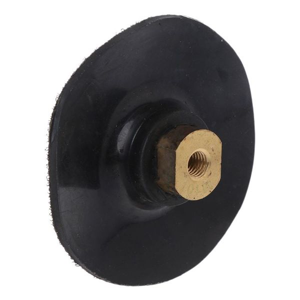 

3'' 4'' m10 m14 rubber based sanding and grinding discs backing holder diamond polishing backer pads hook and loop 831f