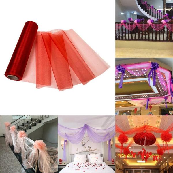 

11 inchx27 yards tulle roll spool fabric table runner chair sash bow tutu skirt sewing crafting fabric wedding party gift ribbon