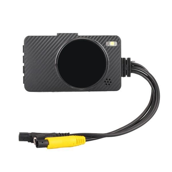 

new motorcycle 3 inch dvr 1080p anti-shake waterproof metal front+rear dual lens driving recorder car