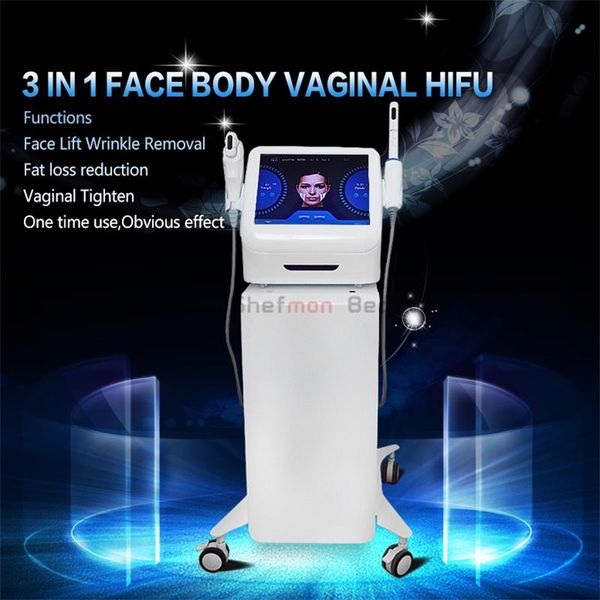 

7 cartridges hifu machine hifu skin lifting vaginal tigthening body slimming machine for face body salon clinic use