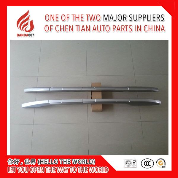 

abs black silver color sticker install car side rail bar roof rack for ecosport