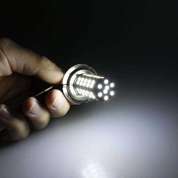 

h7 1210 68 smd super bright car light anti-fog lights source headlight running lights bulb