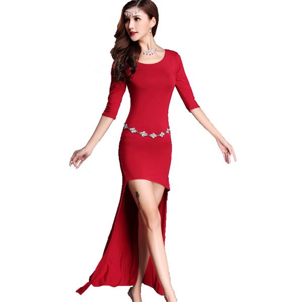 

2pcs/set belly dance costumes oriental dance suit bellydance costumes carnival #dp0155, Black;red