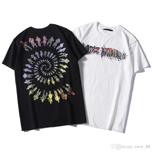 

19ss luxury europe париж colette для never again сотрудничество coco любовь граффити арт tshirt мода мужчины женщины t рубашка casual cotton, White;black