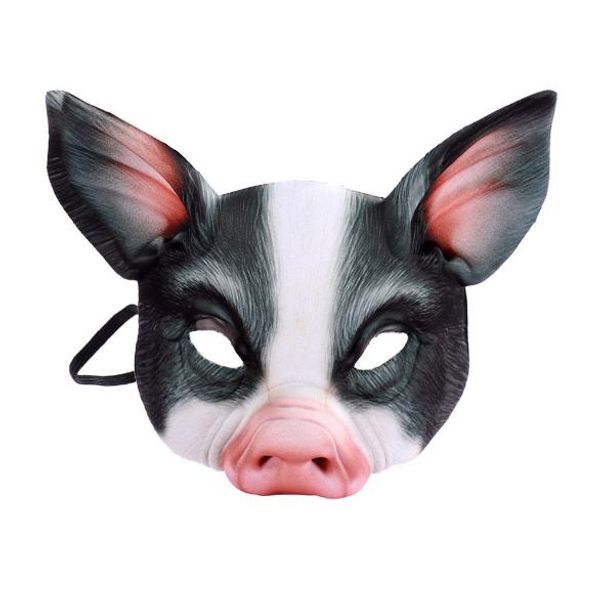 

оптовая новый стиль свинья маски хэллоуин жуткий животных опора латекс партия маска унисекс страшно свинья маска для головы хэллоуин страшна