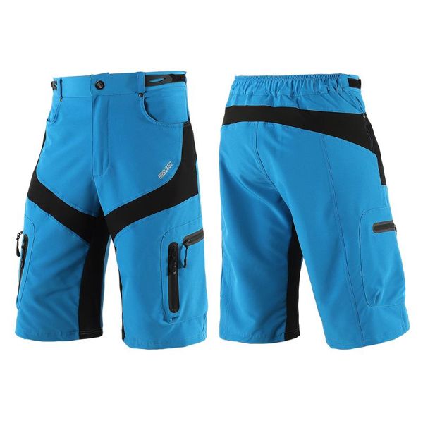 

cycling shorts men bike quick drying breathable sports running riding casual with 6 pockets clothing, Black