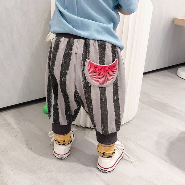 

2020 new girls boys striped pants summer fashion kids girls pants 0-5t, Blue