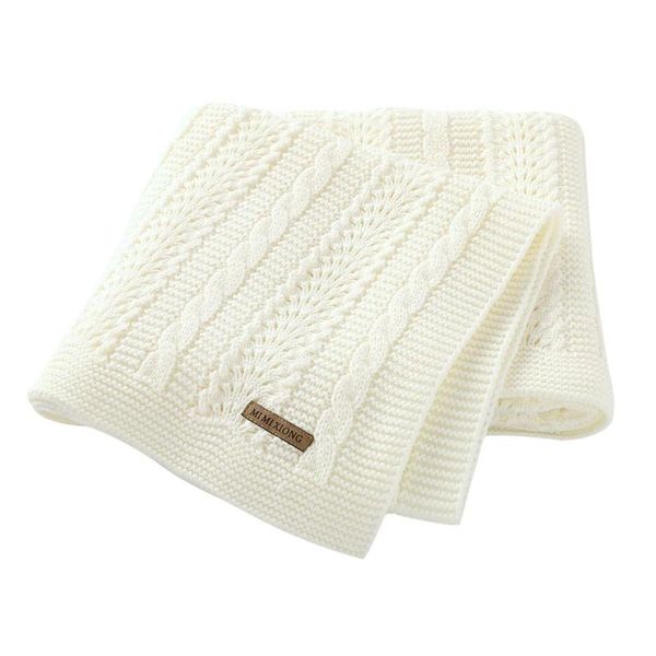 

детские одеяла пеленальный wrap 100 * 80см твердая новорожденный bebes коляска постельные принадлежности корзина одеяло super soft дети трик