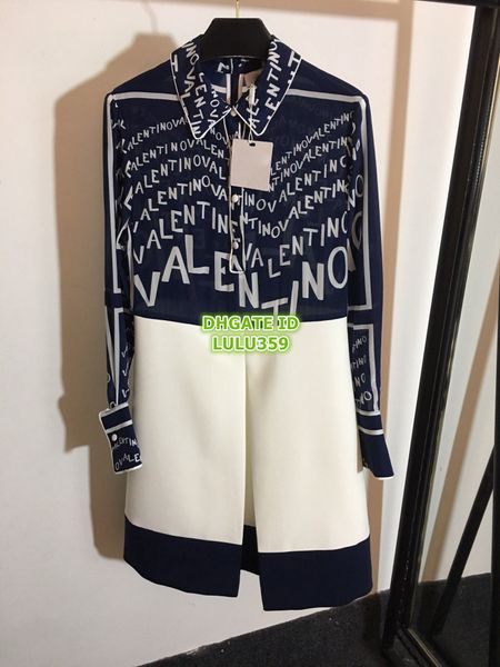

Women 039 panelled letter print hirt dre e fa hion long leeve above knee mini the cu tomize dre e m l