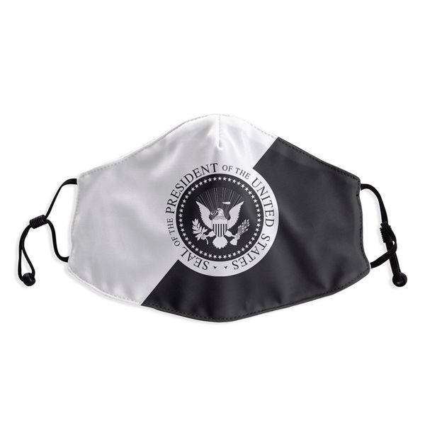

cycling washable adjustable reusable mask party safe outdoor sports dust proof breathable masks tools presidential insignia printing design