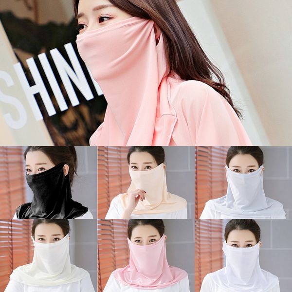 

aif5x i can't breath sunscreen headgear scarf summer outdoor riding mask i breathe cant scarf party anti dust face masks, Black